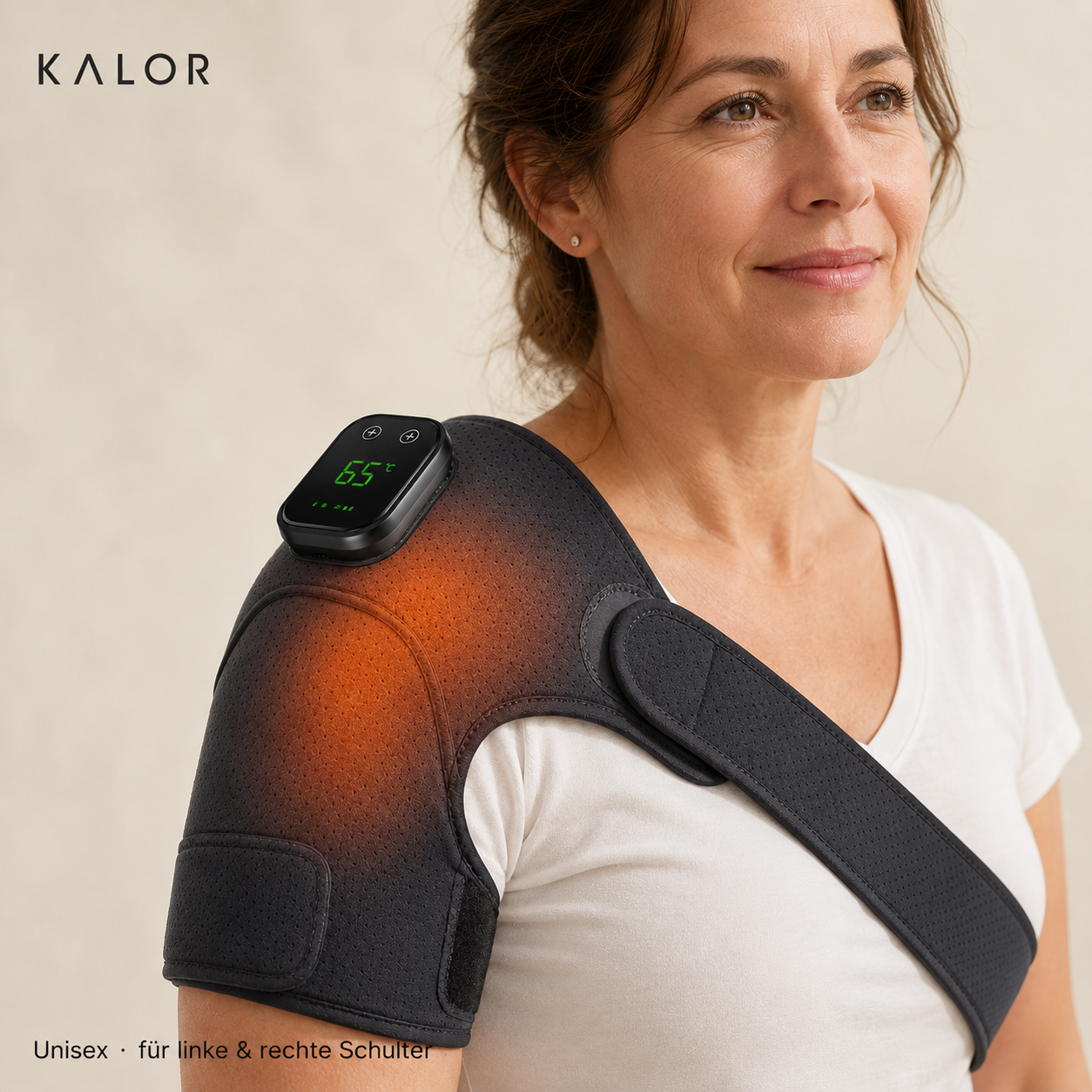 KALOR Therapie™  Intelligente Wärmemassage 3 in 1.